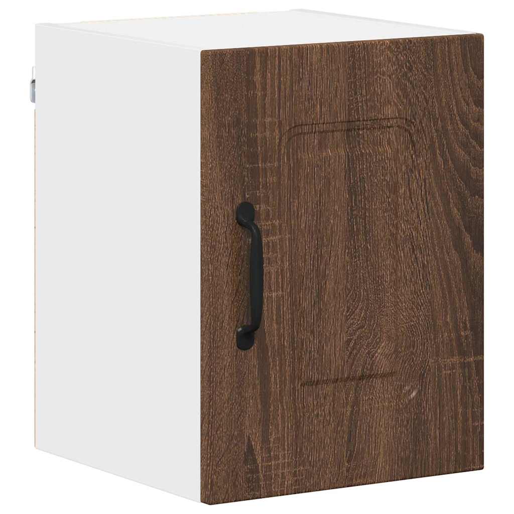 Kitchen Wall Cabinet Brown Oak 30 x 31 x 40 cm Engineered Wood